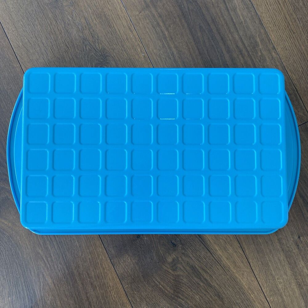 Pampered Chef Numbers and Letters Cake Pan #100279 Turquoise set 2901 Baking - Picture 3 of 4
